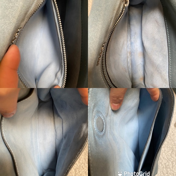 Prada Etiquette Flap Bag Studded Glace Calfskin Small bag - Picture 13 of 17